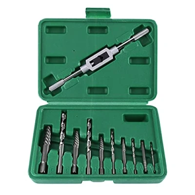 Imagen de 11pcs Juego de Extractores Tornillos Rotos Dañados con Brocas Marco Soporte