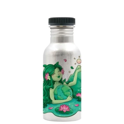 Imagen de LAKEN Botella aluminio 0,6 l. tapón liso Gaia