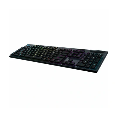 Imagen de Teclado gaming Logitech G G915, Lightspeed, RGB Lightsync, Inalámbrico, Controles multimedia, Mecánico, Bluetooth, Negro