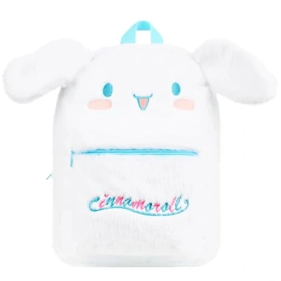 Imagen de Hello Kitty Mochila Peluche Niña y Adolescentes, Mochilas Escolares Viaje, Pequeña Regalos Anime (Blanco Cinnamoroll)
