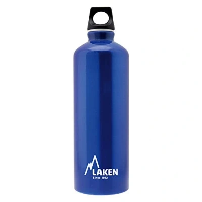 Imagen de LAKEN Botella de Agua Aluminio con Boca Estrecha Cantimplora Ligera y Reciclable Aislante para Niños Perfecta Gimnasio, Viaje Deporte 600ml, 750ml, 1l
