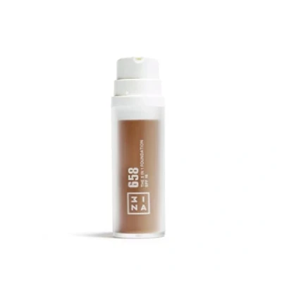 Imagen de 3INA MAKEUP The 3 in 1 Foundation 658 Base de Maquillaje Arena con Subtono Neutro en Primer y Corrector SPF 15 Vitamina C Vegan Cruelty Free