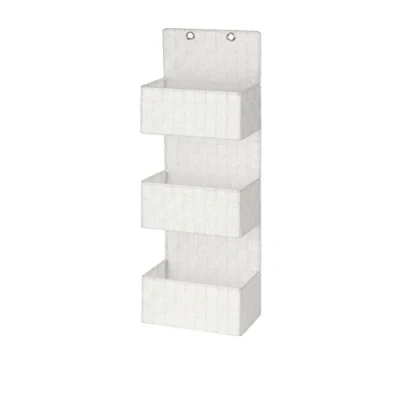 Imagen de WENKO Set Estante de baño 2 Uds. Blanco