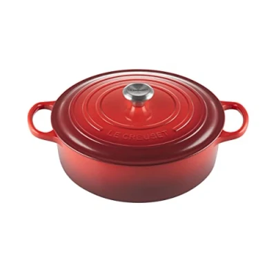 Imagen de Le Creuset Rustidera de hierro fundido, 30 cm, 6, 2 L, Cereza, 21179300602430