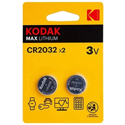 Imagen de Blister kodak Pila Boton/Litio Ultra CR 2032 de 2 UDE