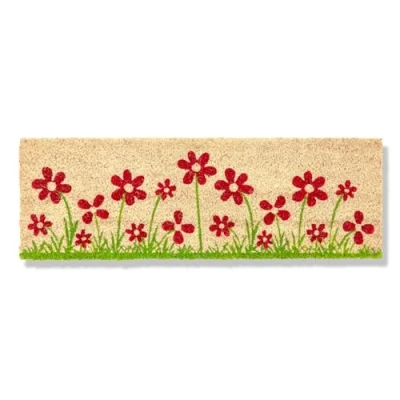 Imagen de ASTRA Felpudo Interior Beige Antideslizante atrapa Suciedad de Coco Antibacteriano Resistente 25x75 cm Antipolvo 100%