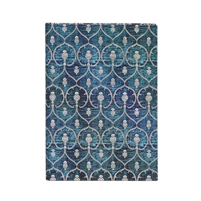 Imagen de Blue Velvet Midi Lined Journal (Elastic Band Closure)