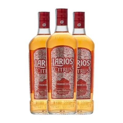 Imagen de Ginebra Larios Citrus 70 cl (Caja de 3 Botellas cl)
