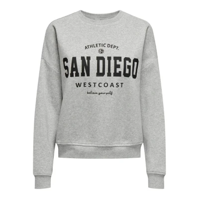 Imagen de ONLY Sudadera, Mujer, Talla: Large, Light grey melange