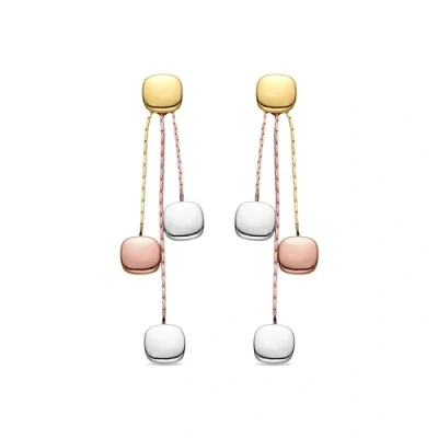 Imagen de LUXENTER Pendientes acabados en oro amarillo de 18K Daphus