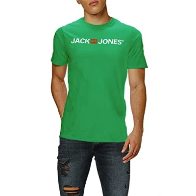 Imagen de Jack &amp; Jones Camiseta clásica para Hombre, Verde (Island Verde), XXL