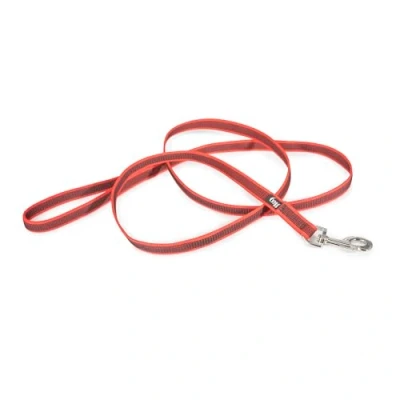 Imagen de Correa IDC Color &amp; Gray con asa y anillo en D, 20 mm x 2 m, Rojo Gris