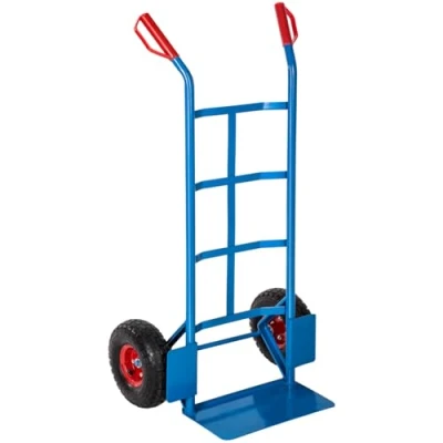 Imagen de TecTake Carretilla Profesional Carrito Carga Varios Modelos (Carretilla para Transporte Azul 402384)