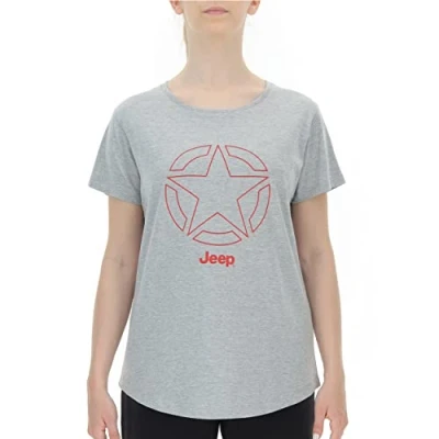 Imagen de JEEP O102258 J714 J Camiseta Mujer Estampado Star Outline J21W Light G.M./Flame Re L