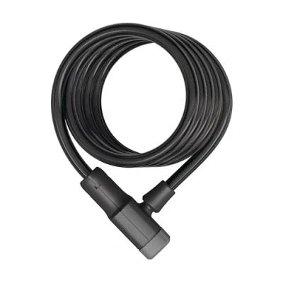 Imagen de ABUS Candado de cable en espiral Primo 5510K/180 para bicicletas 10 mm grosor, flexible nivel seguridad 3 180 cm Negro