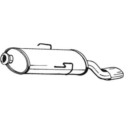Imagen de BOSAL 135 215 Silenciador trasero CITROËN: Saxo Hatchback