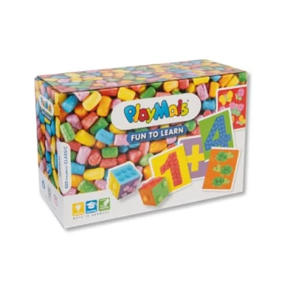 Imagen de PlayMais Fun TO Learn NÚMEROS Juguete Educativo para niños y niñas de 3 años o más Kit Manualidades con 500 Piezas Colores, 14 Plantillas + Instrucciones Creatividad motricidad