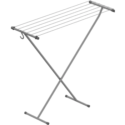Imagen de Rörets Secadora compacta Space Grey Gancho de almacenamiento práctico y estable ocupa poco espacio 90 x 32 83 cm 5,5 m superficie secado Calidad la marca más fuerte Suecia