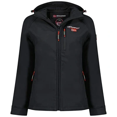 Imagen de Chaqueta Softshell mujer Geo Norway Tacer Impermeable y cortavientos para Prenda/abrigo con mangas largas