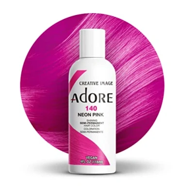 Imagen de Adore Shining Tinte semipermanente para el cabello, rosa neón 140