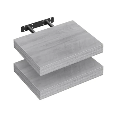 Imagen de WOLTU Estantería Flotantes Baldas 30cm, Juego de 2 Estante para Pared Tablero Madera RG9371kei