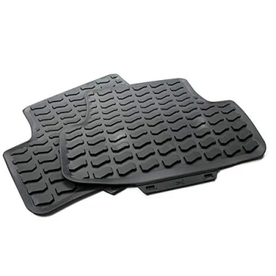Imagen de Audi Original Q2 Goma felpudos Allwetter Alfombras Alfombrillas de 2 Piezas Trasera Negro 81 a061511 041