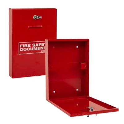 Imagen de Firechief DHS2 Soporte para documentos con cierre, color rojo
