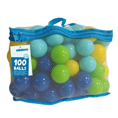 Imagen de alldoro 60382 Pelotas para Piscina de Bolas plástico, Color Colorido (60382)