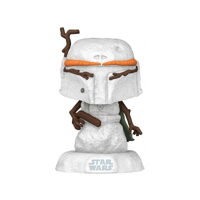 Imagen de Figura Funko Pop! Star Wars Holiday: Snowman Boba Fett, Vinilo, 9.5 cm