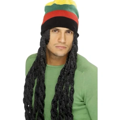 Imagen de Smiffys Gorro rasta, con rastas largas