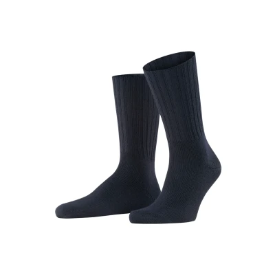 Imagen de FALKE Nelson M SO lana unicolor 1 par, Calcetines Hombre, Azul (Dark Navy 6370), 39 42