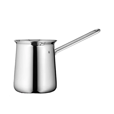 Imagen de WMF olla de moca gourmet 340 ml, apta para 6 tazas, cafetera espresso Cromargan acero inoxidable pulido, lavavajillas, gris