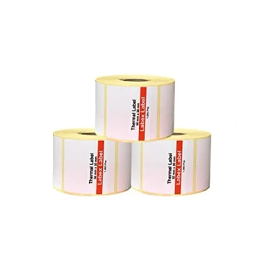 Imagen de Labex Label rollo etiquetas termicas 50x30 mm zebra 3 rollos: 3.000 para impresora térmica zebra/etiquetas codigo barras/etiquetas envios