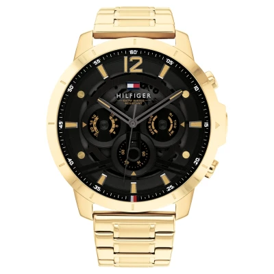 Imagen de Tommy Hilfiger CASE DIAL Bracelet Cronógrafo goldcoloured/black, Hombre, Talla: One Size, Gold coloured/black