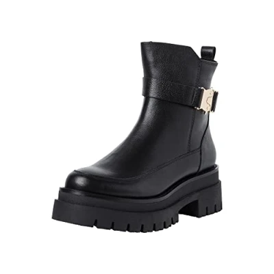Imagen de MARCO TOZZI 2 25820 29, Botas modernas para Mujer, Negro (Black/Gold), 38 EU