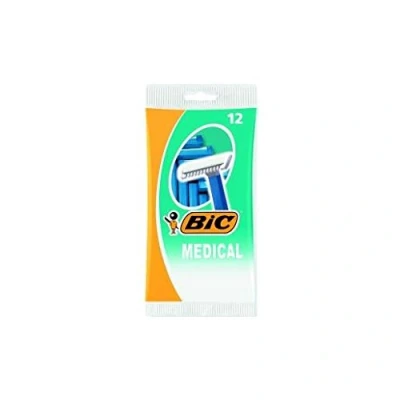 Imagen de BIC Juego de 3 fundas 12 afeitadora corporal Medical 1 hoja + peine