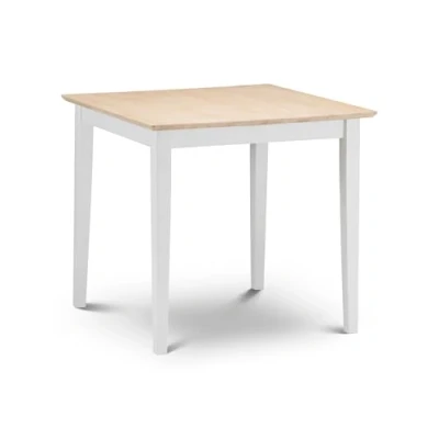 Imagen de Julian Bowen Mesa de comedor extensible Rufford, marfil/natural