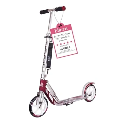 Imagen de HUDORA Scooter BigWheel 205 Rodillo de aluminio estable Patinete urbano ajustable y plegable con soporte Patín deportivo para niños adultos hasta 100kg