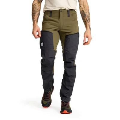 Imagen de RevolutionRace RVRC GP Pro Pants para Hombre, Pantalones Cargo, Senderismo, Dark Olive, XL