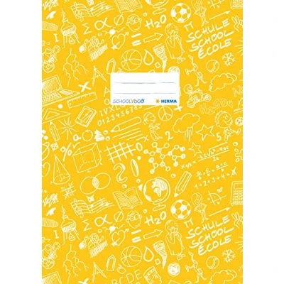 Imagen de HERMA 19402 Schoolydoo Funda para cuadernos escolares, color amarillo