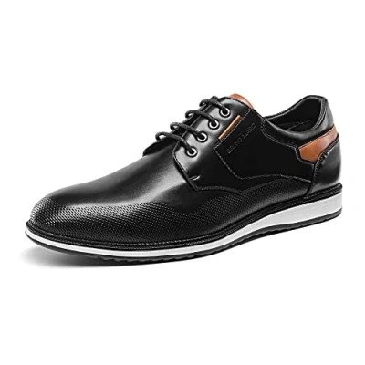 Imagen de Bruno Marc Zapatos de Traje para Hombre, con Cordones.,Size 46,Negro,SBOX2226M E