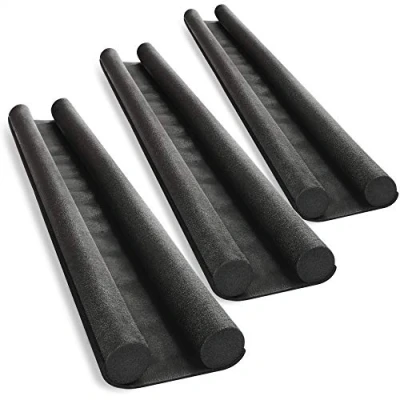 Imagen de com four® 3X Cortavientos para la Puerta Junta Inferior de con Doble protección contra Corrientes Aire y Ruido 86 cm