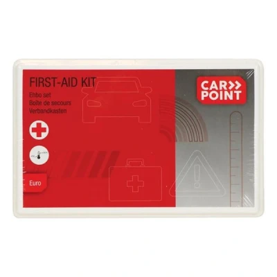 Imagen de CARPOINT 0110008 Kit de primeros auxilios para coche con maleta