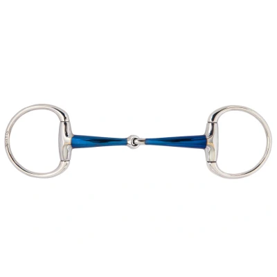 Imagen de BR single jointed eggbutt snaffle Sweet Iron Magic System 14mm