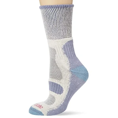 Imagen de Bridgedale HIKE Lightweight Coolmax Comfort Calcetines para Mujer, Azul (Smokey Blue), talla del fabricante: M