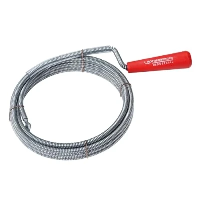 Imagen de ROTHENBERGER Industrial Espiral limpiatubos con garra, diámetro de 9 mm, longitud 10 m, 1500000141