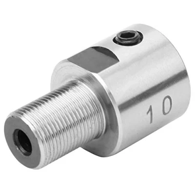Imagen de mandril de biela taladro eléctrico, varilla conexión acero inoxidable M14 * 1 para torno K01 50/63 K02 50/63(10mm*M14*1)