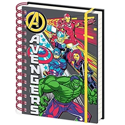 Imagen de Marvel Comics Libreta A5 espiral (Vengers Burst)