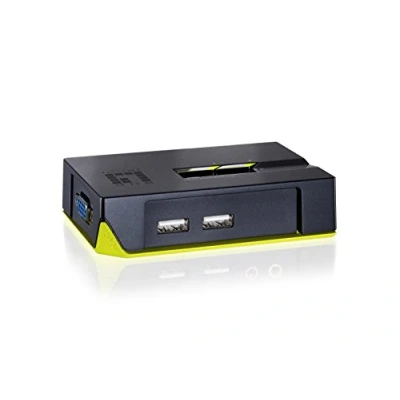 Imagen de LevelOne KVM 0222 Switch KVM, Negro