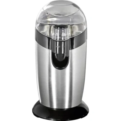 Imagen de Clatronic KSW 3307 Molinillo eléctrico de café, especias, semillas o granos, 120 W, capacidad 40 gr, 20 tazas cuchillas acero inoxidable, tamaño compacto, acabado inoxidable